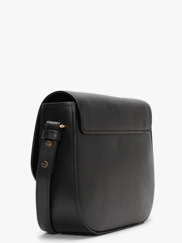 The Mini Rider Black Leather Cross-Body Bag