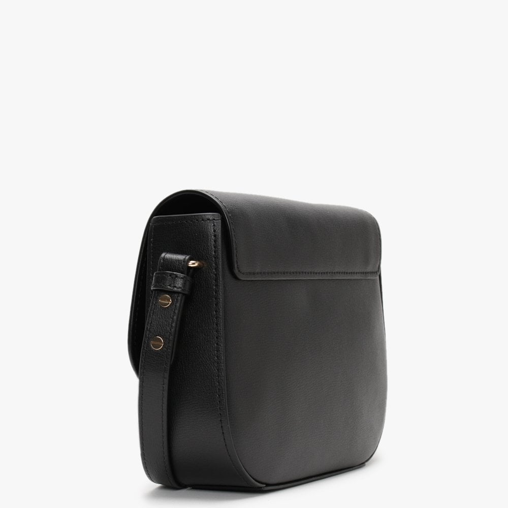 The Mini Rider Black Leather Cross-Body Bag
