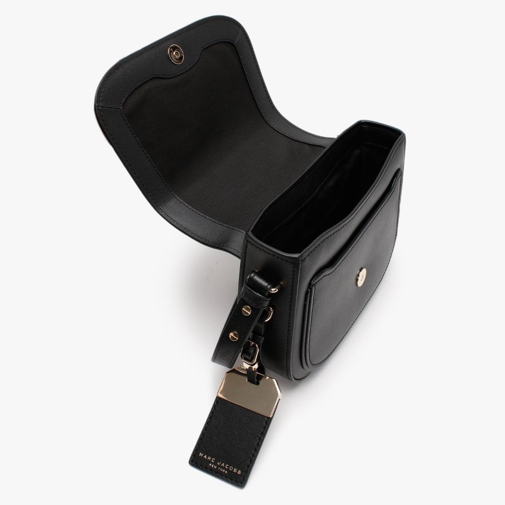 The Mini Rider Black Leather Cross-Body Bag