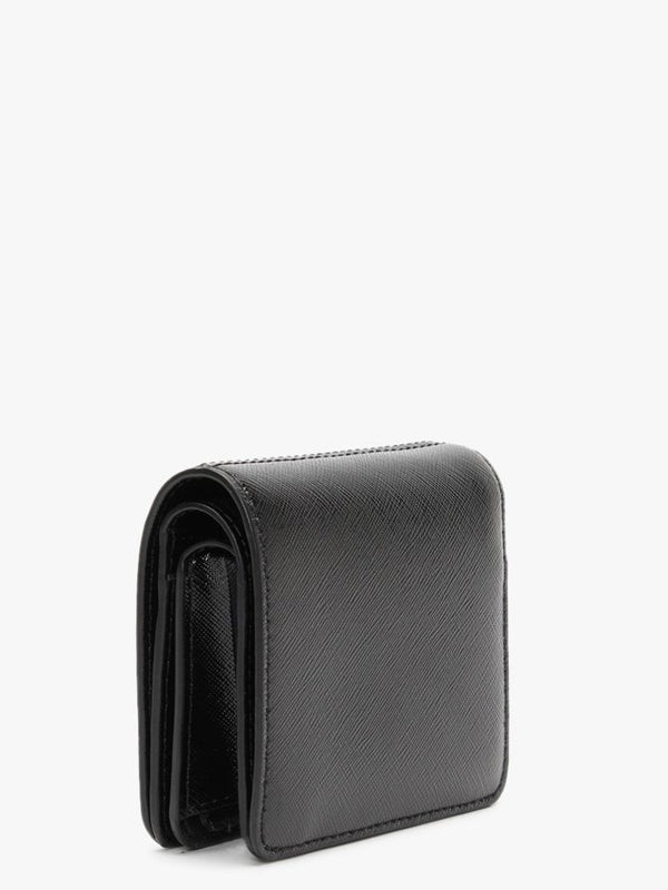 The Snapshot Mini Compact Black Leather Wallet