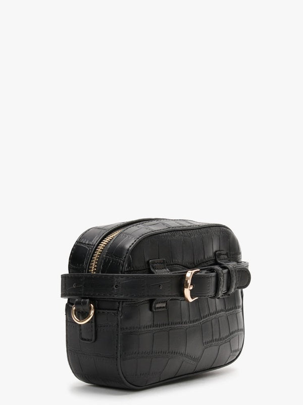 Juniper Black Moc Croc Belt Bag