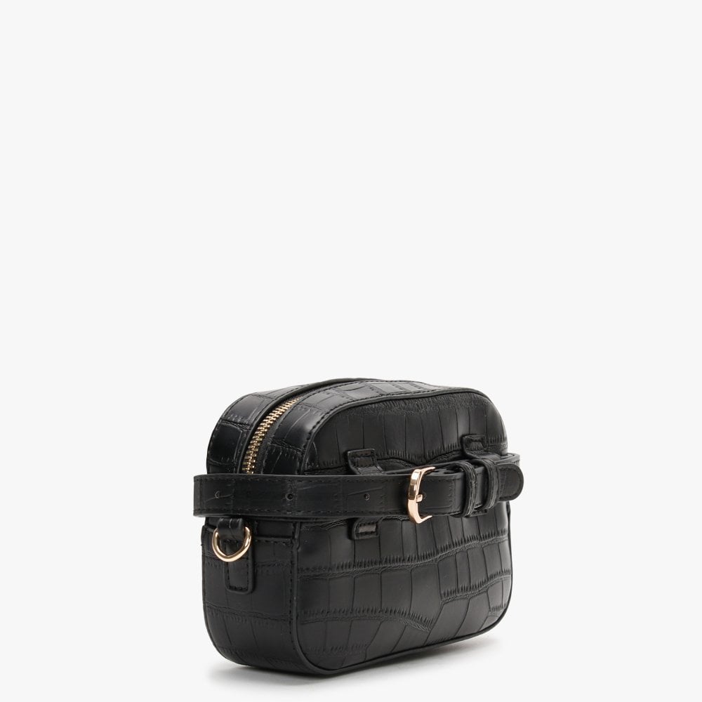 Juniper Black Moc Croc Belt Bag