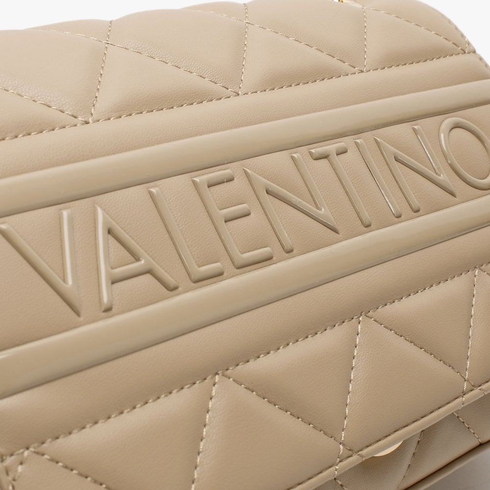 Ada Cammello Quilted Satchel Bag
