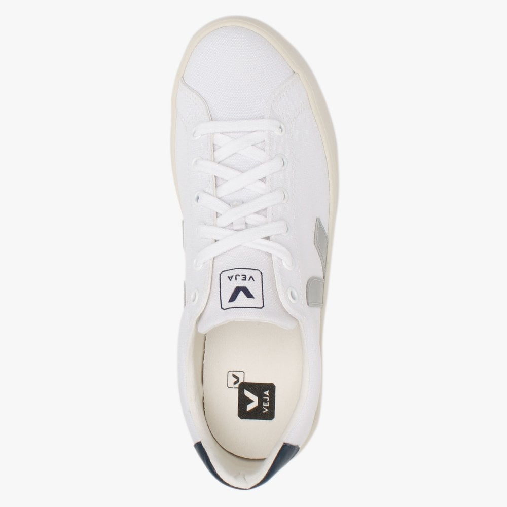 Men’s Esplar SE Canvas White Oxford Grey Nautico Trainers