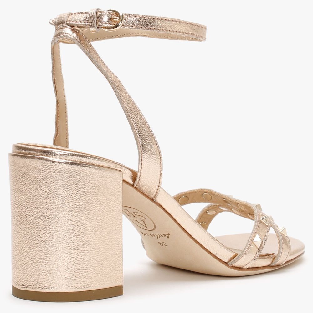 Janis Rame Leather Studded Sandals