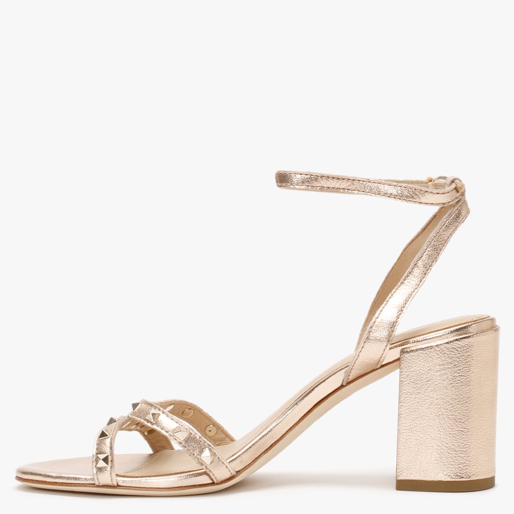 Janis Rame Leather Studded Sandals