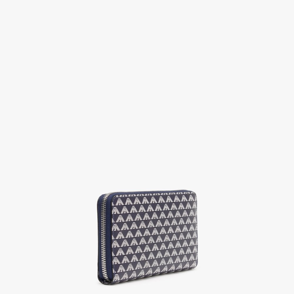 Storm Repeat Logo Zip Around Wallet