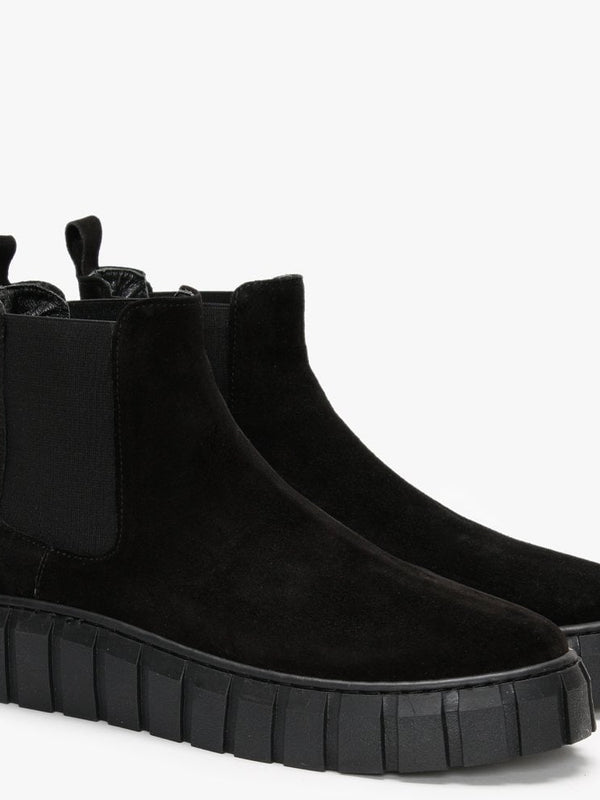 Bosun Black Suede Chelsea Boots