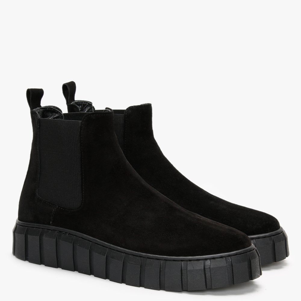 Bosun Black Suede Chelsea Boots