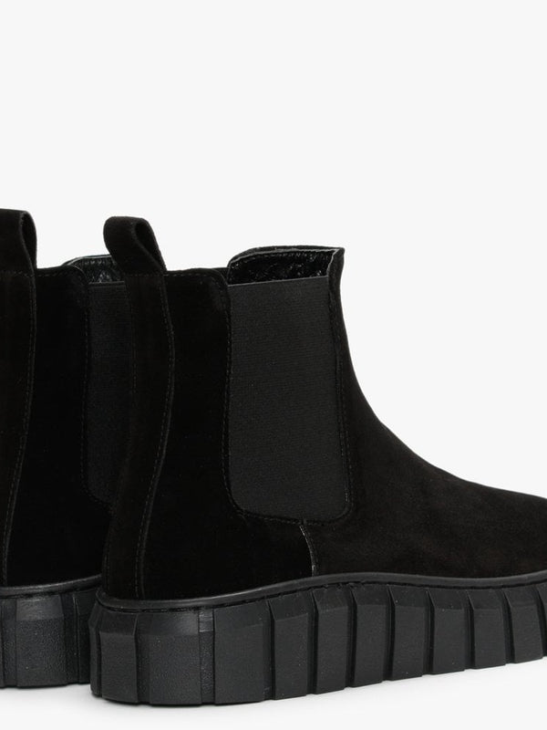 Bosun Black Suede Chelsea Boots