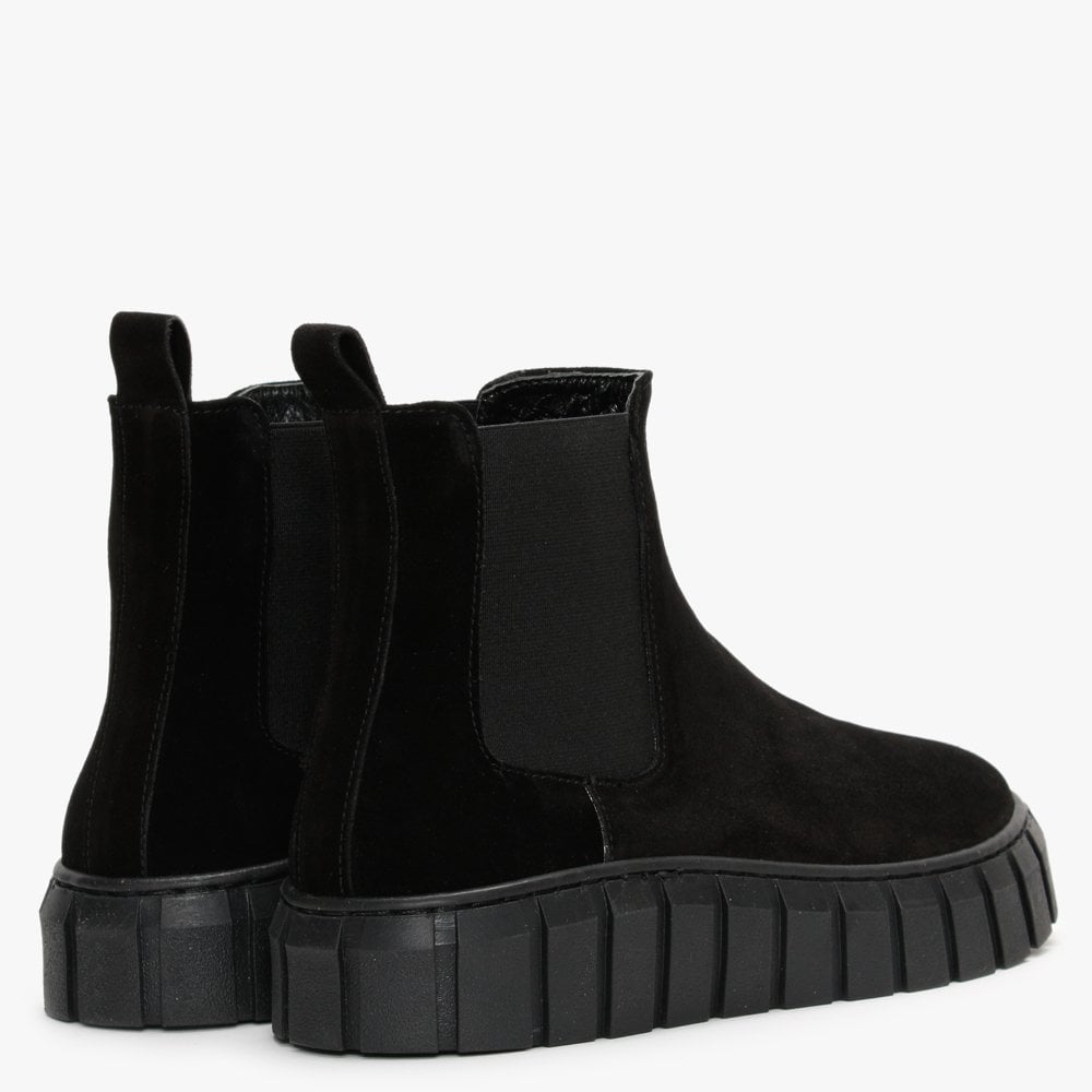 Bosun Black Suede Chelsea Boots