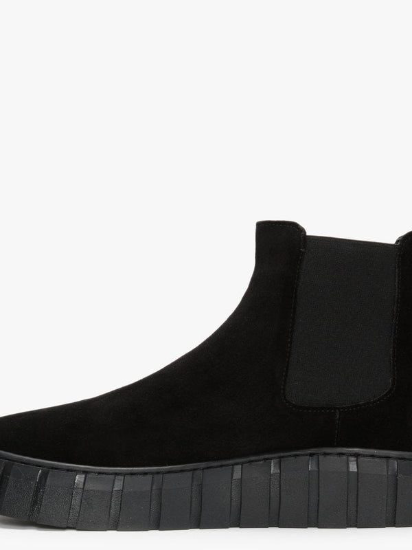 Bosun Black Suede Chelsea Boots