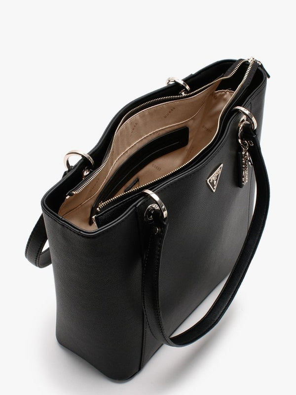 Noelle E Black Tote Bag