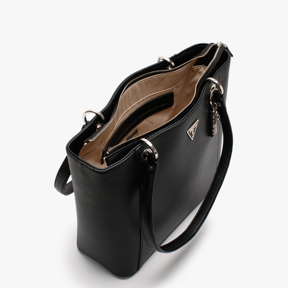 Noelle E Black Tote Bag