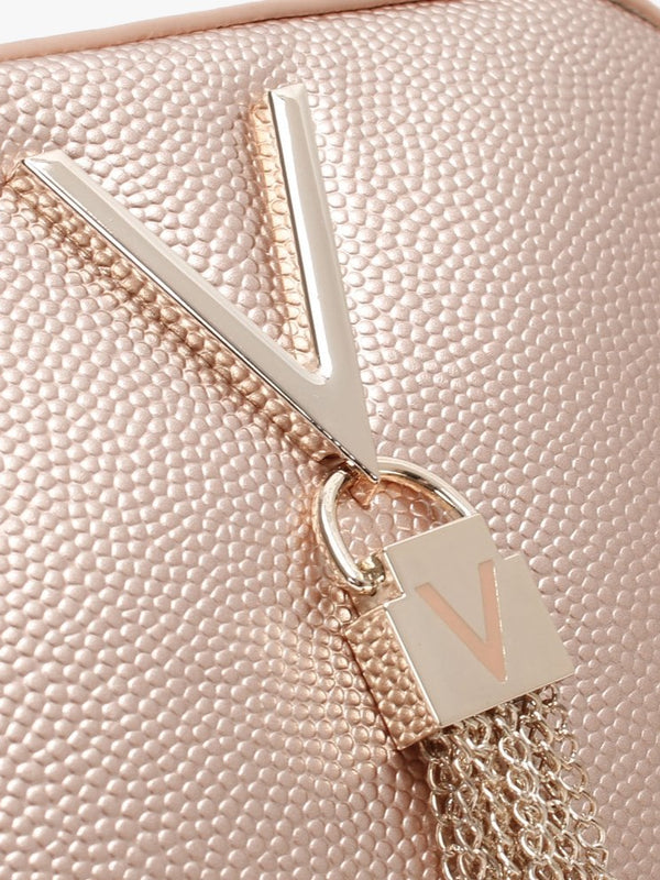 Divina Oro Rosa Pebbled Camera Bag