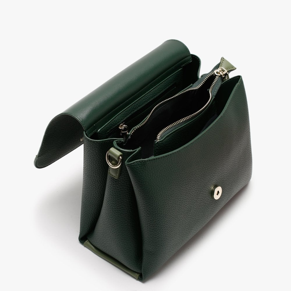Alexia Forest Multicolour Logo Strap Shoulder Bag