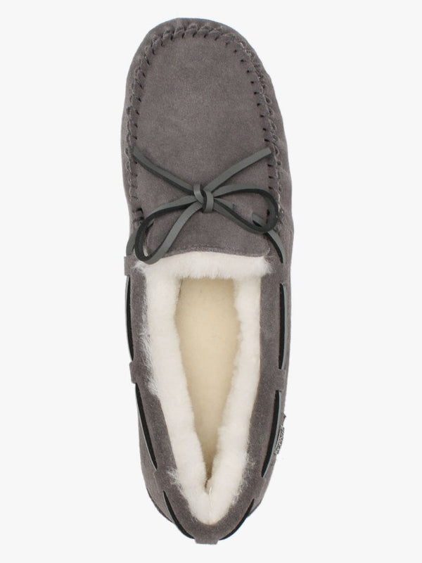 Prost Grey Double-Face Sheepskin Slippers