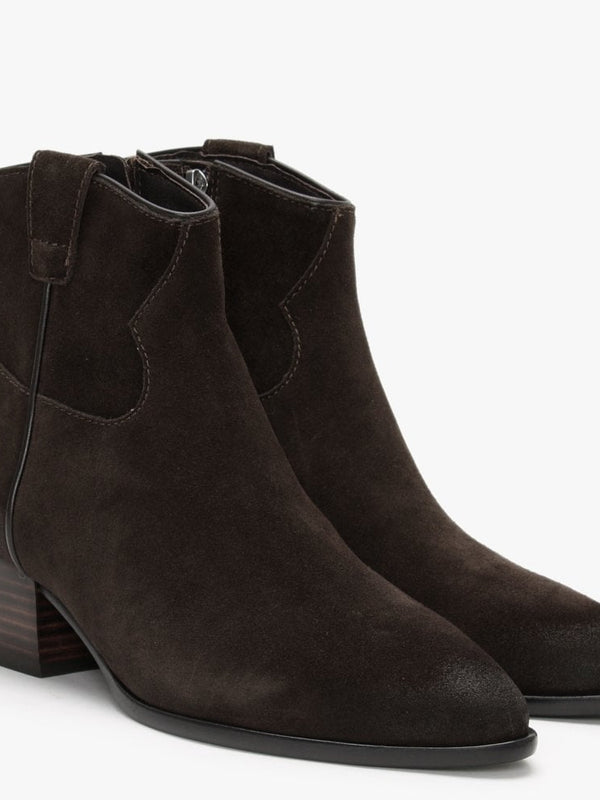 Houston Ebano Suede Western Boots