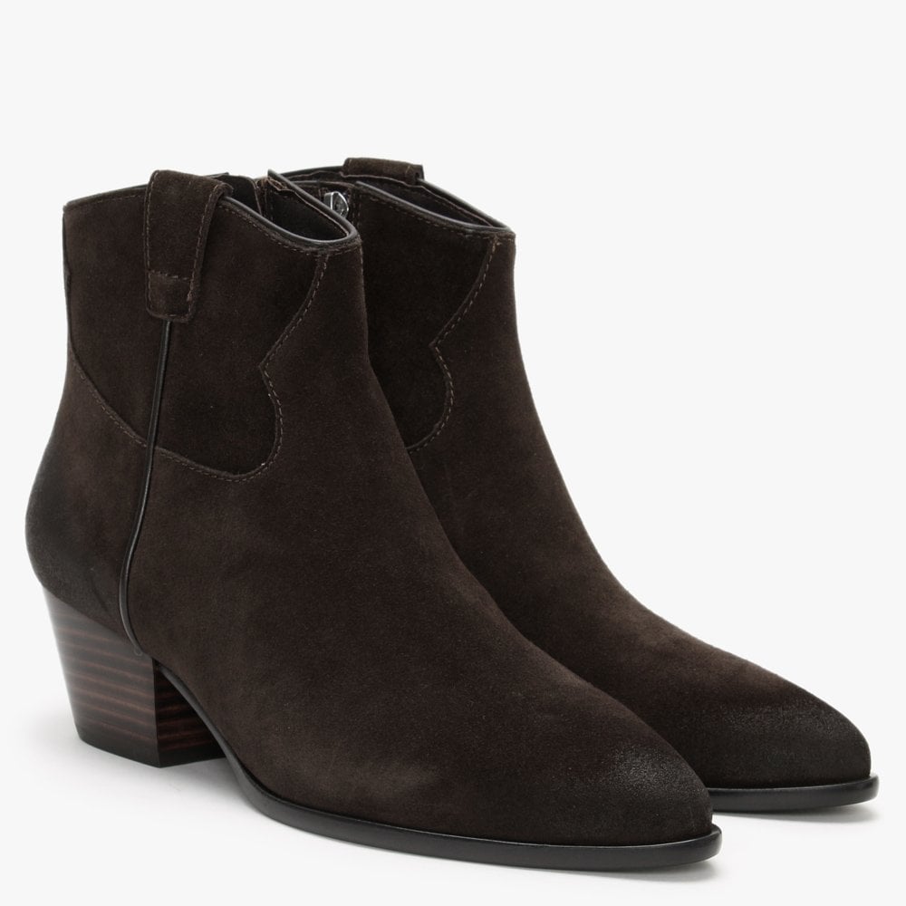 Houston Ebano Suede Western Boots