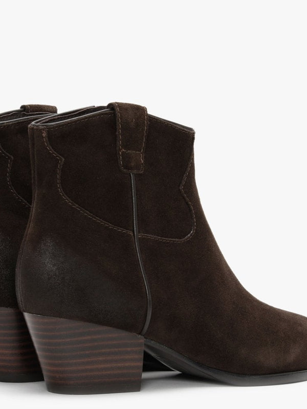 Houston Ebano Suede Western Boots