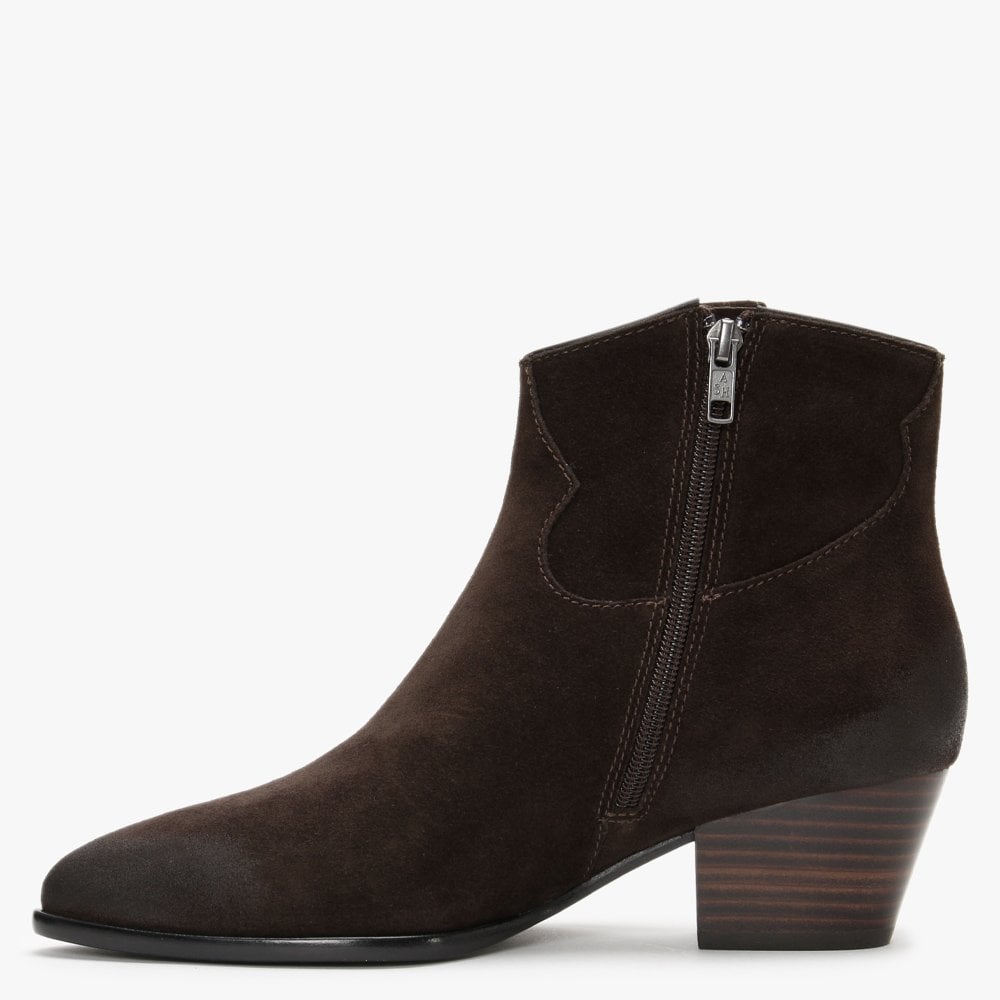 Houston Ebano Suede Western Boots