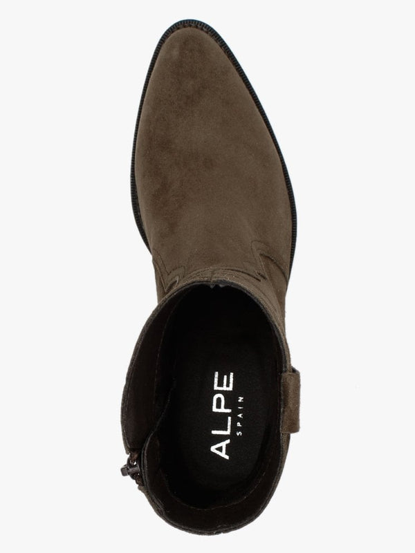 Paprika Brown Suede Cowboy Boot