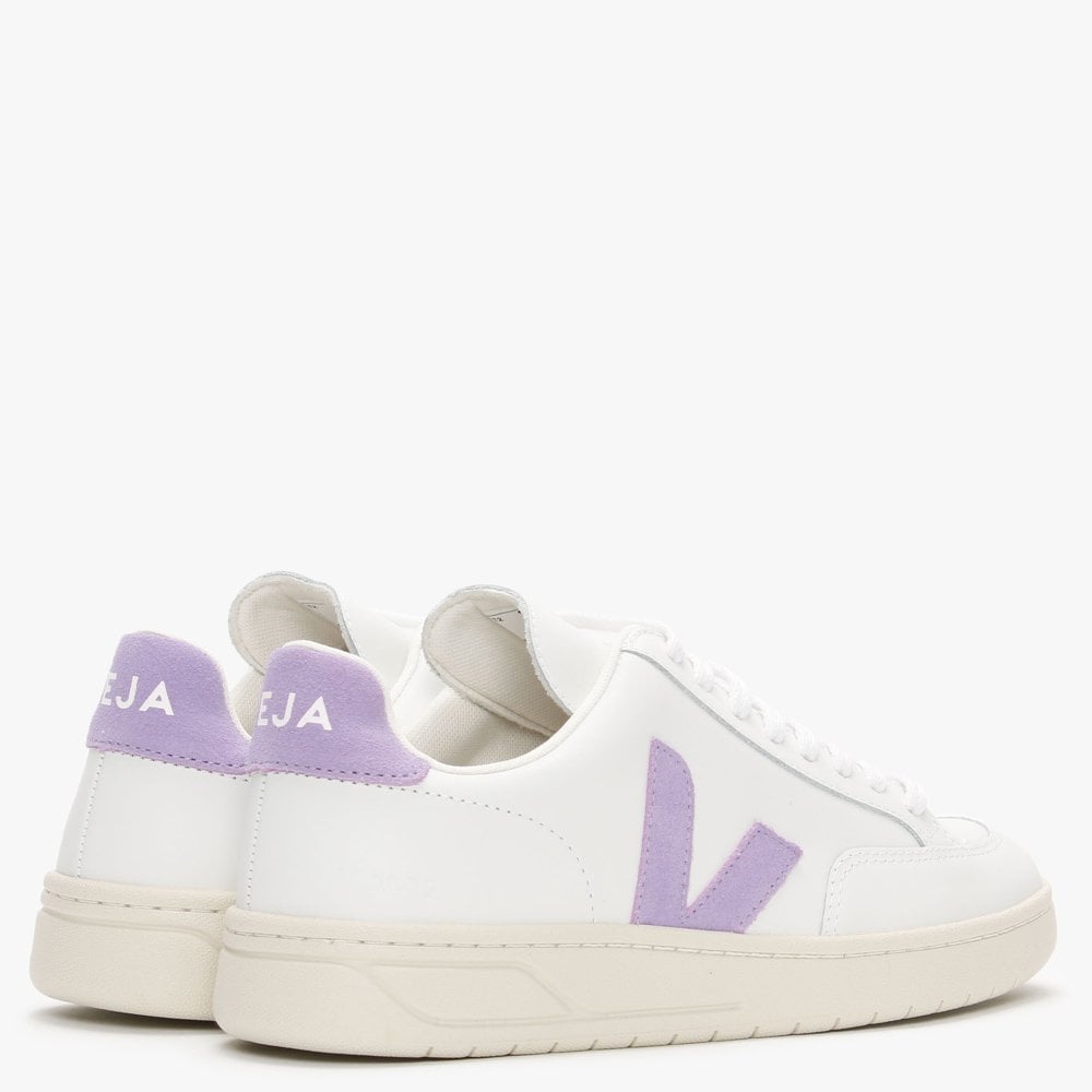 V-12 Leather Extra White Lavande Trainers