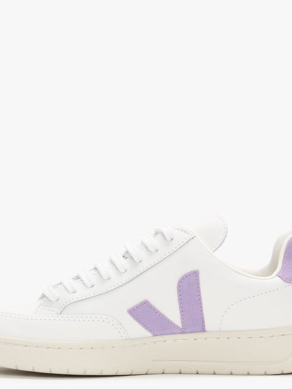 V-12 Leather Extra White Lavande Trainers