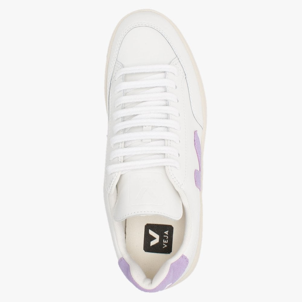 V-12 Leather Extra White Lavande Trainers