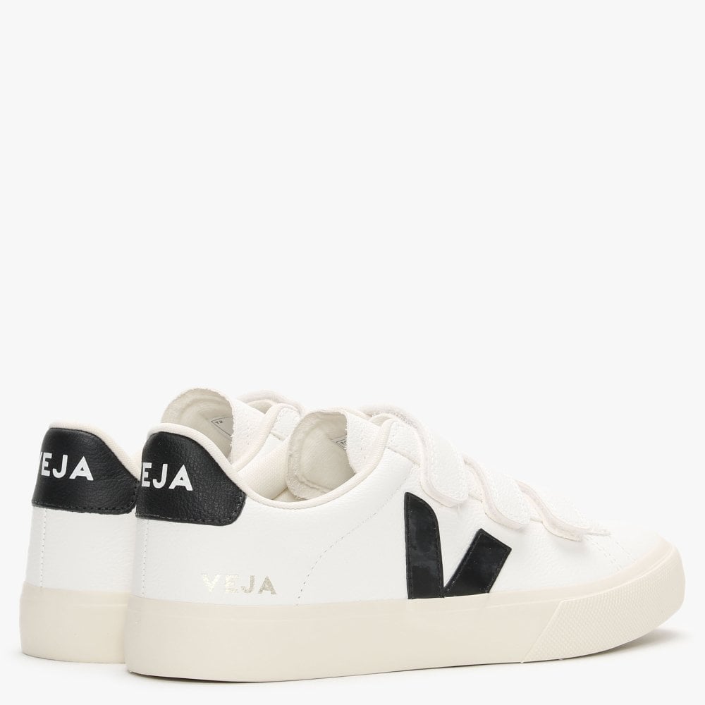 Recife Chromefree Leather Extra White Black Trainers