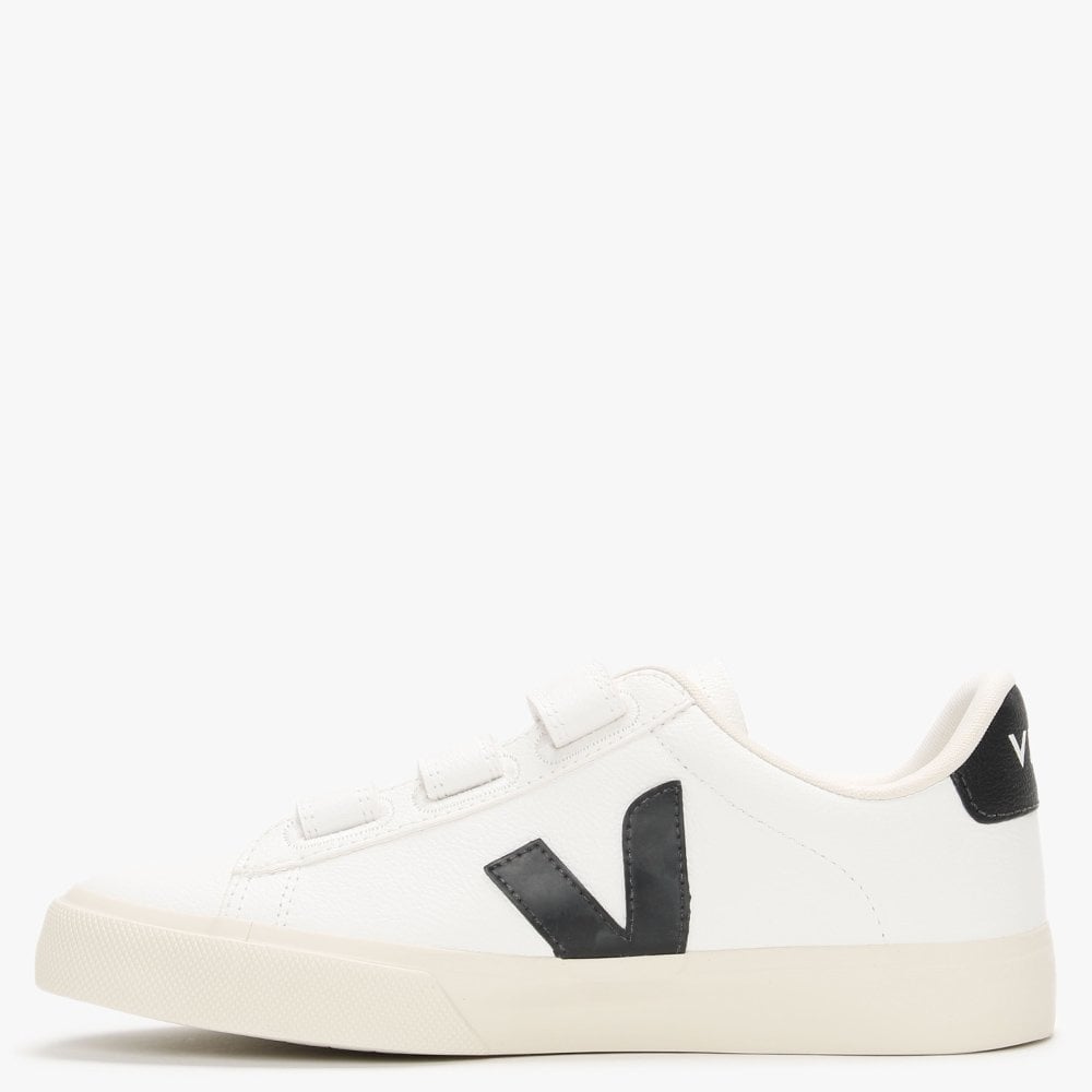 Recife Chromefree Leather Extra White Black Trainers