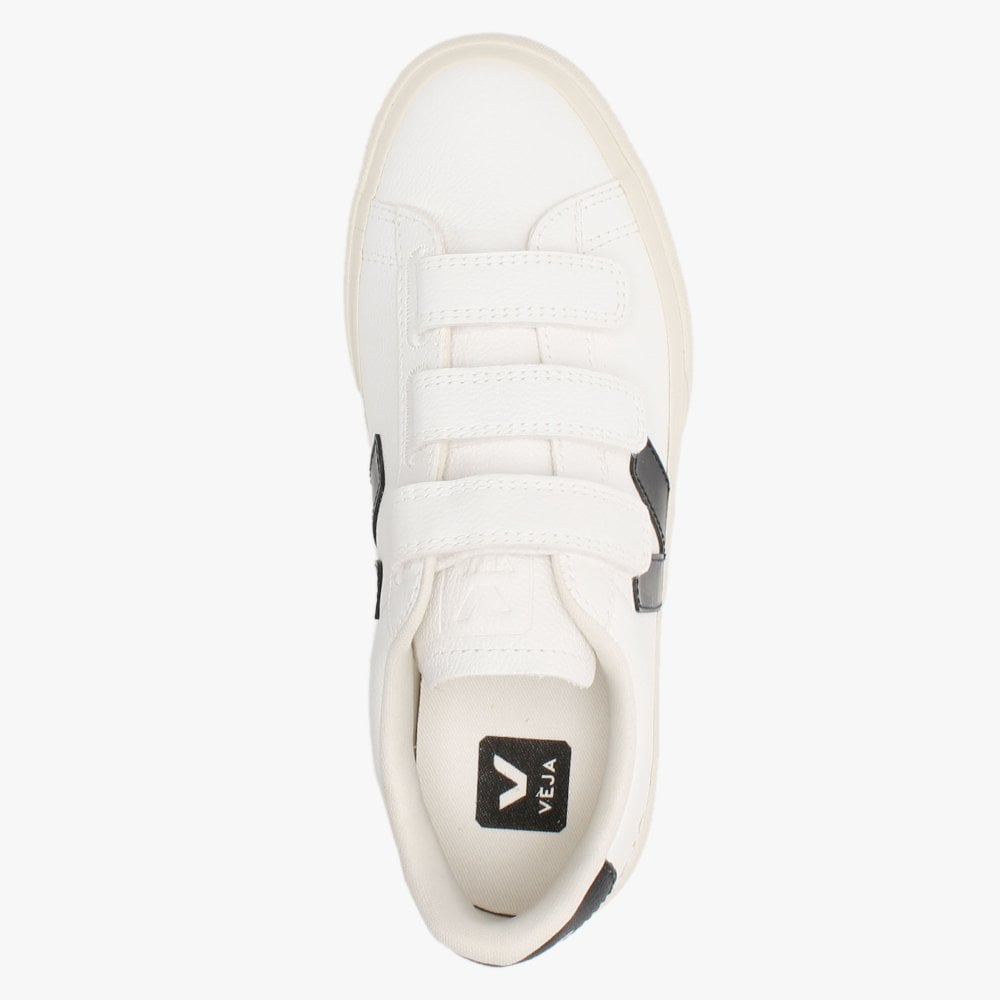 Recife Chromefree Leather Extra White Black Trainers