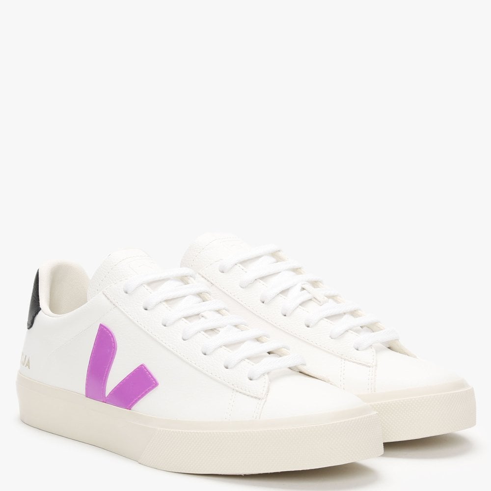 Campo Chromefree Leather White Ultraviolet Black Trainers