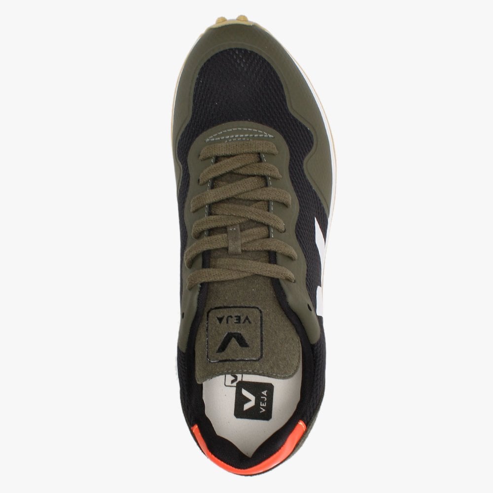 Men’s SDU RT Vegan Alveomesh Black White Kaki Trainers