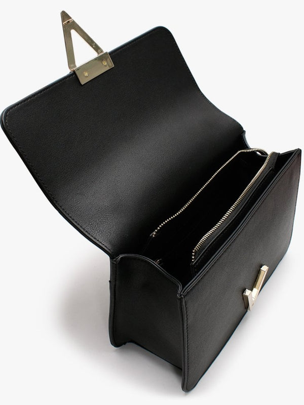 Penelope Black Satchel Bag