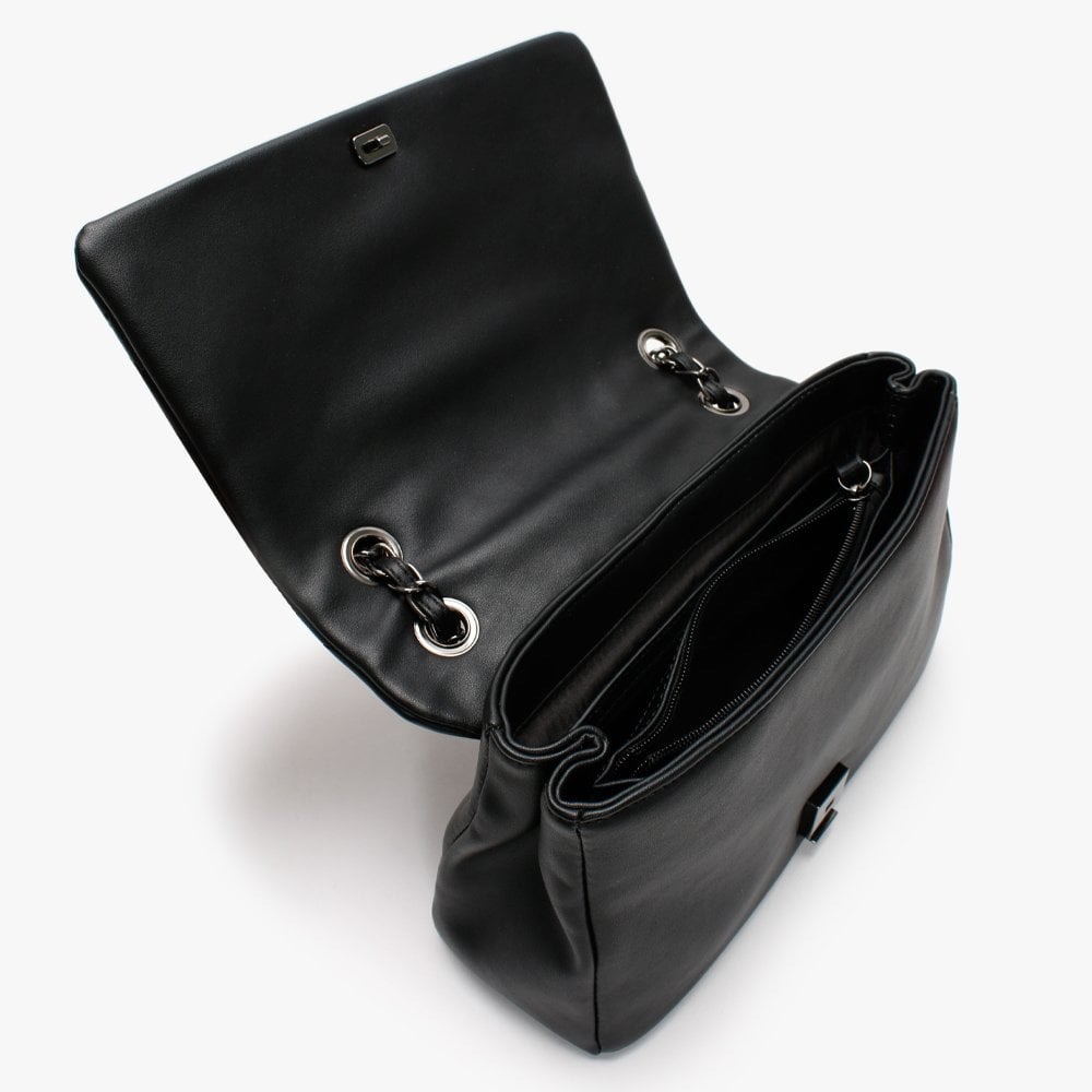 Signoria Black Quilted Shoulder Bag