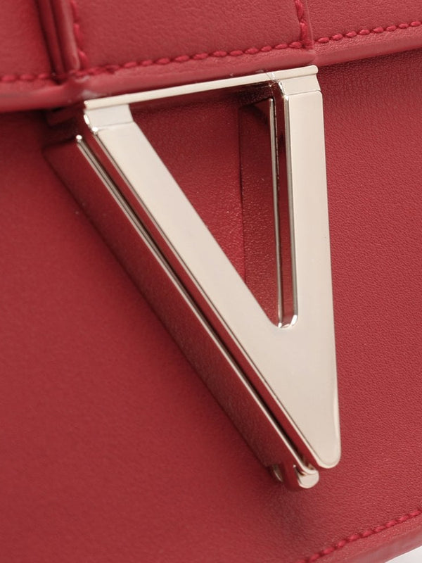 Small Penelope Red Satchel Bag