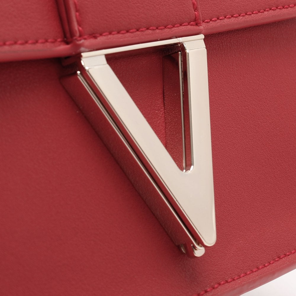 Small Penelope Red Satchel Bag