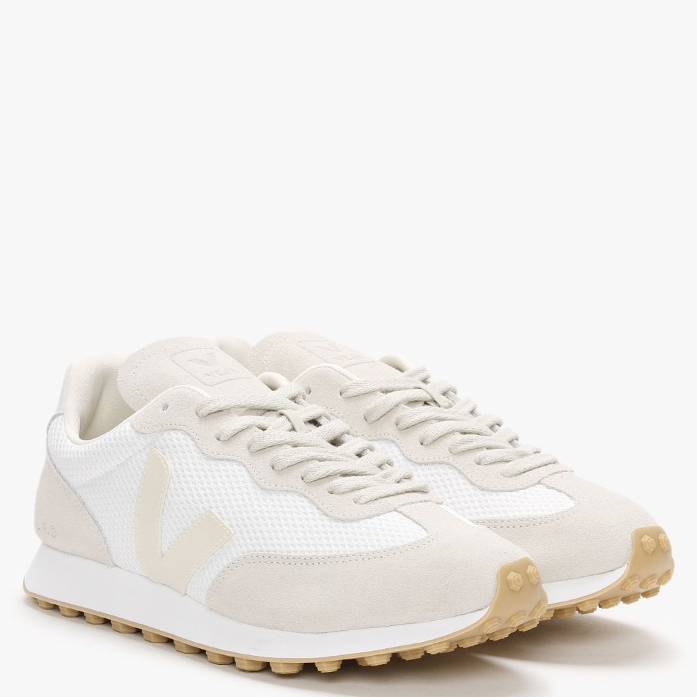 Men’s Rio Branco Alveromesh White Pierre Natural Trainers