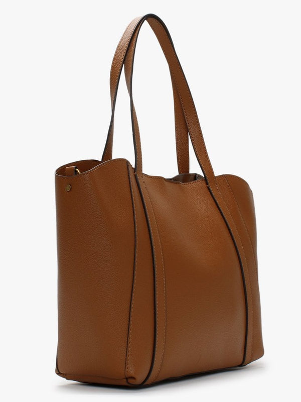 Naya Trap Cognac Tote Bag