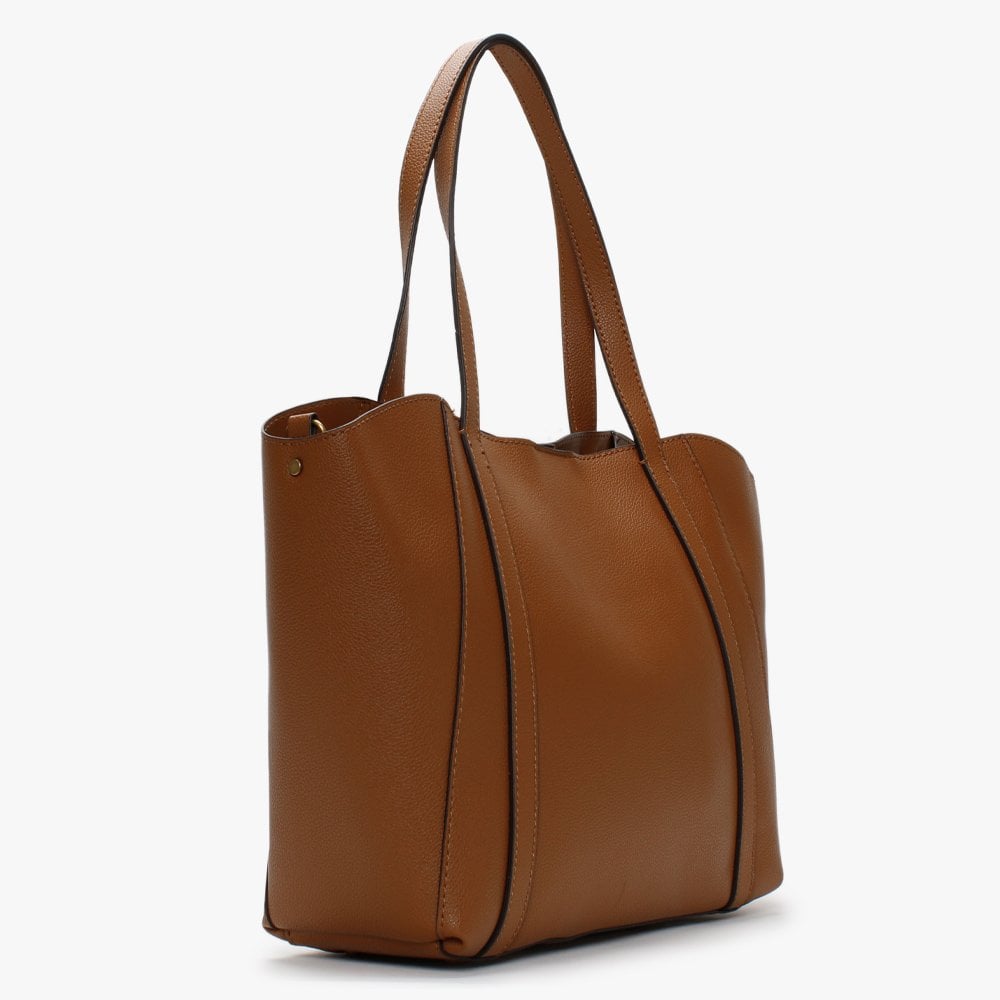 Naya Trap Cognac Tote Bag