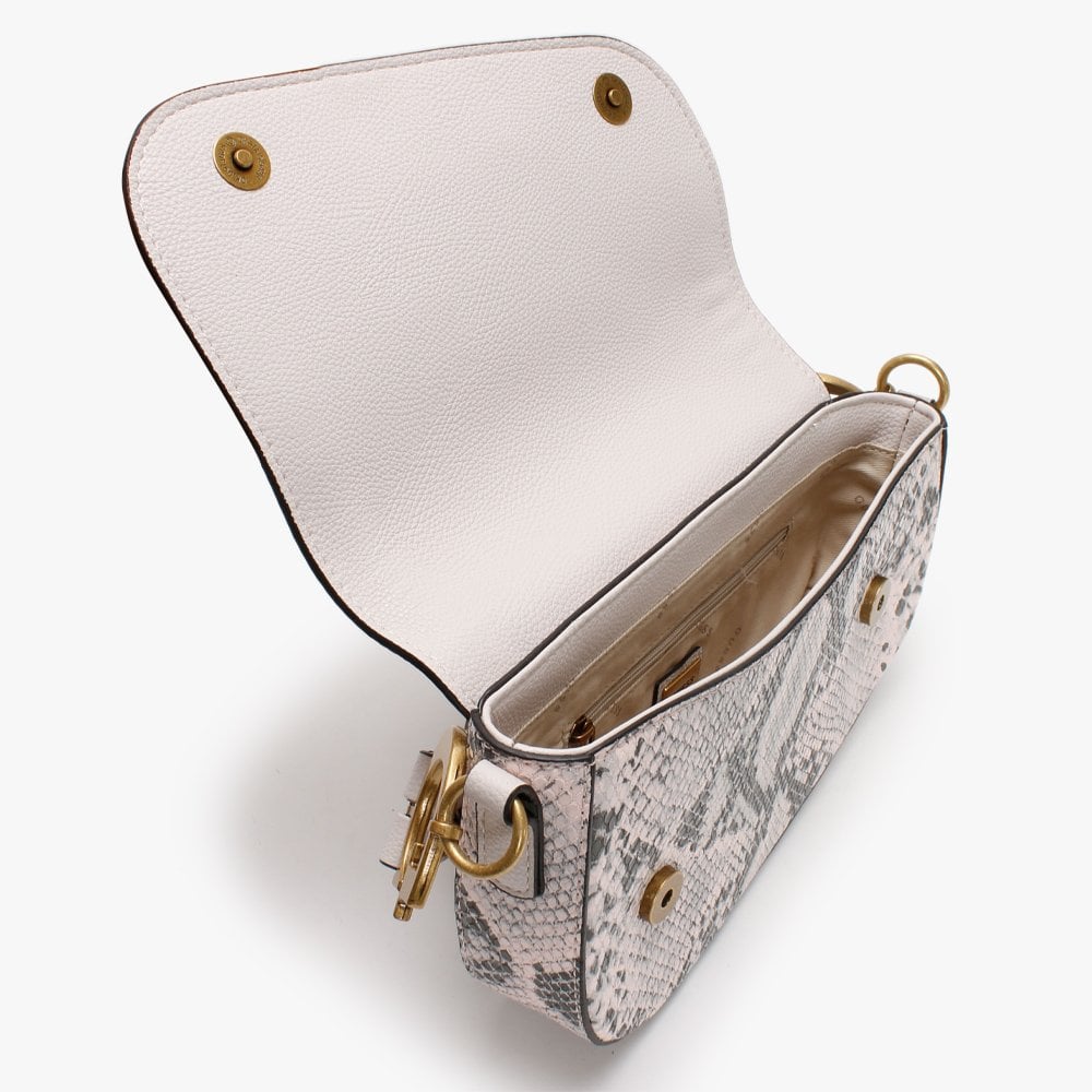 Dream Flap Pink Reptile Shoulder Bag