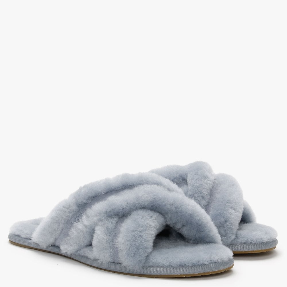 Scuffita Ash Fog Sheepskin Slippers