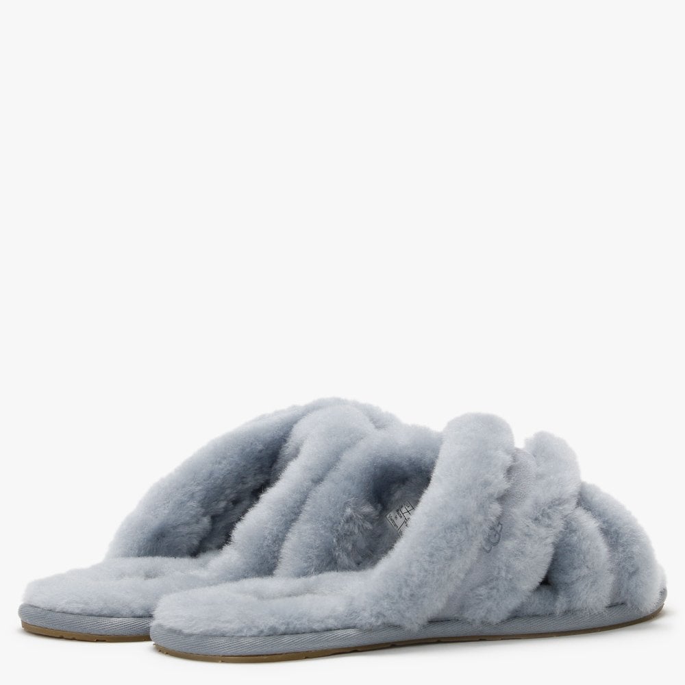 Scuffita Ash Fog Sheepskin Slippers