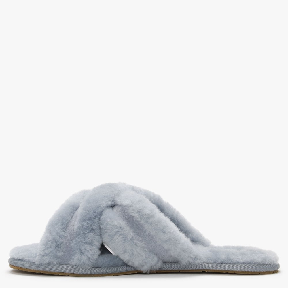 Scuffita Ash Fog Sheepskin Slippers