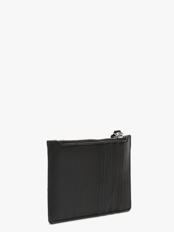 Emma Slim Longline Black Leather Wallet