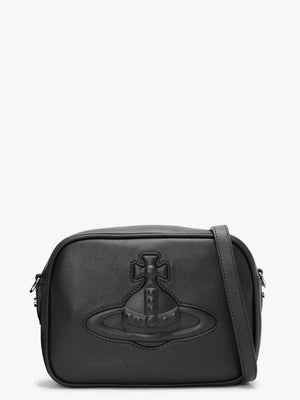 Chelsea Black Leather Camera Bag