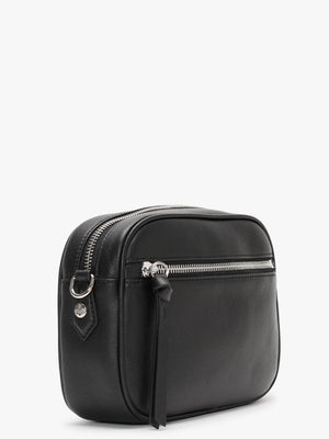 Chelsea Black Leather Camera Bag