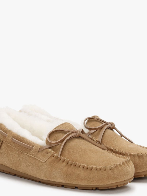 Prost Chestnut Double-Face Sheepskin Slippers