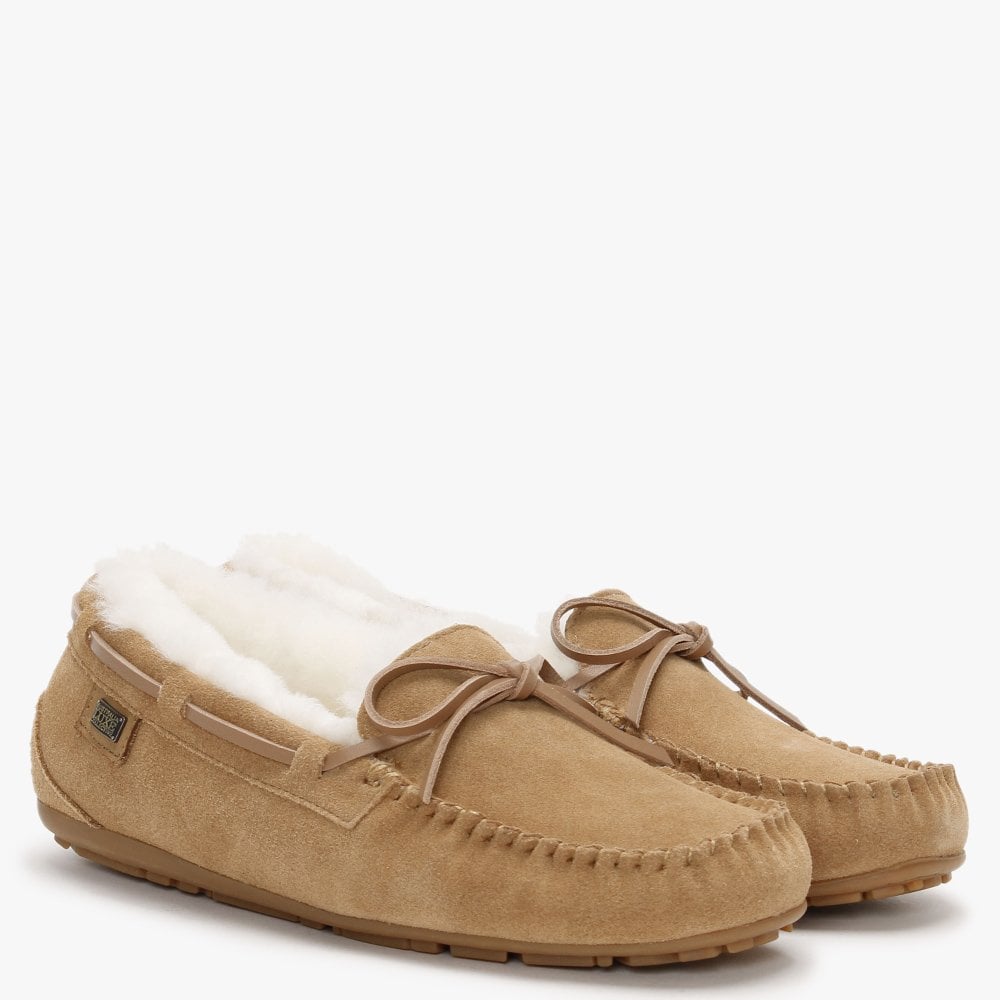 Prost Chestnut Double-Face Sheepskin Slippers